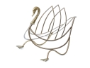 Decorative Swan Form Magazine Rack