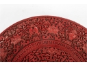 Chinese Cinnabar Lacquer Plate