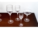 Forty-Five Piece Set Of Crystal Drinkware, Probably Orrefors 