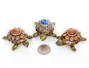 Collection Of Three Jay Strongwater Tiny Turtle Boxes