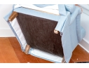 Upholstered Club Chair With Apron