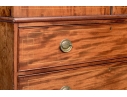 Antique Federal Mahogany Inlaid Linen Press