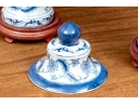 Pair Of Decorative Chinese Export Armorial Lidded Urns