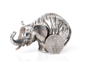 Buccellati Sterling Silver Miniature Delightful Standing Elephant, Retail $660