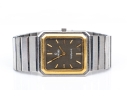 Concord Steel And Gold Vintage Mariner Nine Quartz Tank Watch, On Bracelet