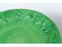Fioriware Green Foliate Moulded Ceramic Plates