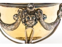 Fine Silverplate Vemeil Footed Bowl