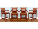 Set Of Four Ethan Allen Counter Stools