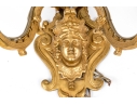 Pair Of Louis XVI Style Gilt Metal Wall Sconces