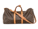 Louis Vuitton Vintage Brown Monogram Leather And Coated Canvas 