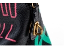 Balenciaga Ville Graffiti Leather Top Handle Bag