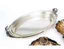 Collection Of Silver Plated Serving Ware, Including English Silver Mfg. Co. 