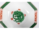 Fitz And Floyd “Dragon Crest” Octagonal Porcelain Bowl