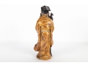 Chinese Sancai-Glazed Ceramic Scholar Figure