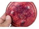 Collection Of Five Decoupage Glass Bottle Coasters