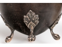 Three Antique Wood And Silver Mounted Goblets