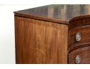 Antique Mahogany Bowfront Chest Of Drawers