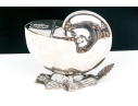 Antique English Silverplate Nautilus Spoon Warmer 