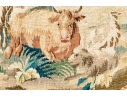 Antique French Aubusson Accent Pillow