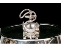 Antique Cut Glass And Silverplate Biscuit Jar