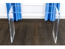 Chic Lucite Waterfall Console Table