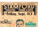 Collection Of Seven 1930's Stamford Theatre Movie Posters And  A 1953 Movie Poster