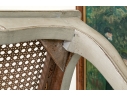 Elegantly Carved Upholstered Window Or Bed End Bench