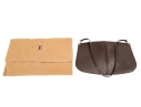 Louis Vuitton Moka Epi Leather Demi-Lune Pochette Bag, With Dustbag