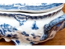 Decorative Twin Handled And Footed Vegetable Tureen With Lid