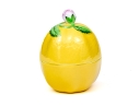 Herend Hand-Painted Porcelain Lidded Lemon Form Box 