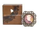 Jay Strongwater Small Scalloped Square Frame, Boxed