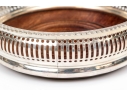 Pair Of Quality Silverplate Wine Coasters