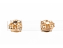 Effy 14k Yellow Gold Pretty Diamond Cluster Earrings, App. 0.50 TCW