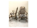 Pair Of Ex Historical Society Georgian Style Armchairs 