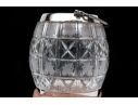 Antique Cut Glass And Silverplate Biscuit Jar