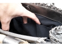 Chanel Silver Metallic Leather 