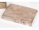 Collection Of Five Vintage Silverplate Humidors