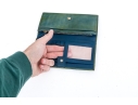 Bulgari Green Patent Leather Wallet