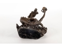 Chinese Bronze Dragon Sculpture