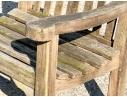 Pair Of Smith & Hawken Teak Armchairs