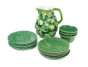 Assembled Fourteen Piece Collection Of Portuguese Ceramic Serving Items