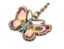 Jay Strongwater Butterfly Motif Key Chain And Bookmark