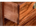 Antique Federal Mahogany Inlaid Linen Press
