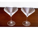 Pair Of Tiffany & Co. Crystal Martini Glasses