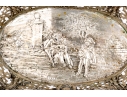 Silver Pierced Oval Bowl, 5.33 Ozt. 