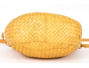 Bottega Veneta Colorful Yellow Woven Leather Hobo Handle Bag