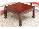 Stylish Lacquered Grasscloth Low Table