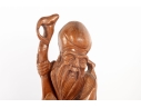 Carved Wooden Figure Of Shou Lao