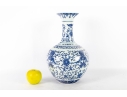 Chinese Blue And White Porcelain Bottle Vase