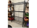 Black Shelving Unit